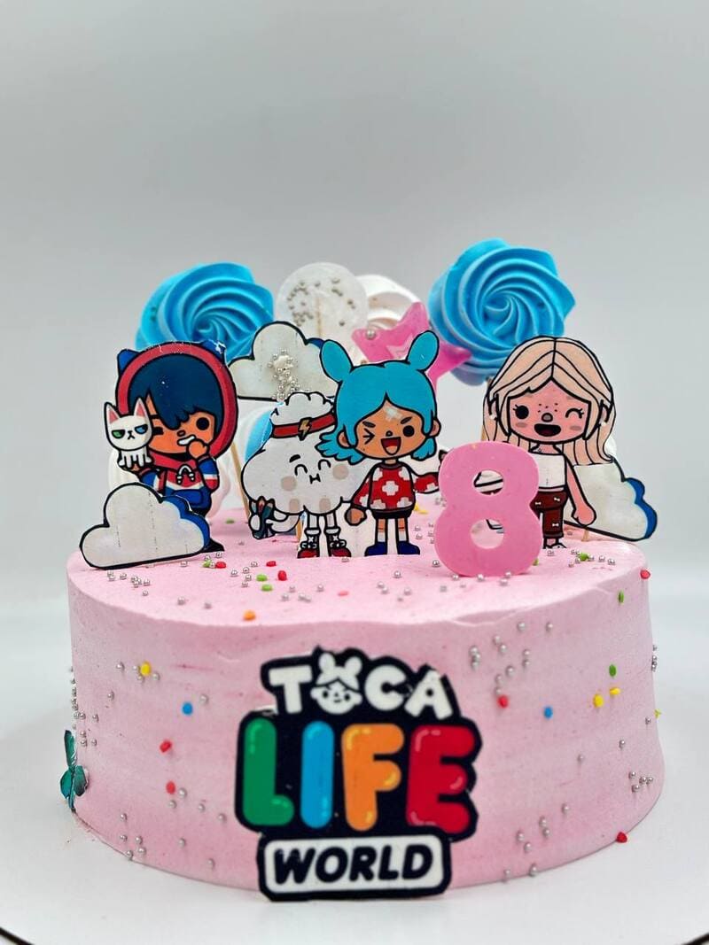 торт в стилі Toca Life World